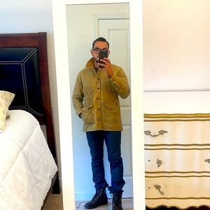 Filson soy waxed cape cruiser.
